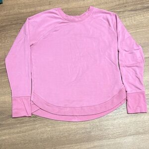 Athleta Pink Long Sleeve Top Size Medium